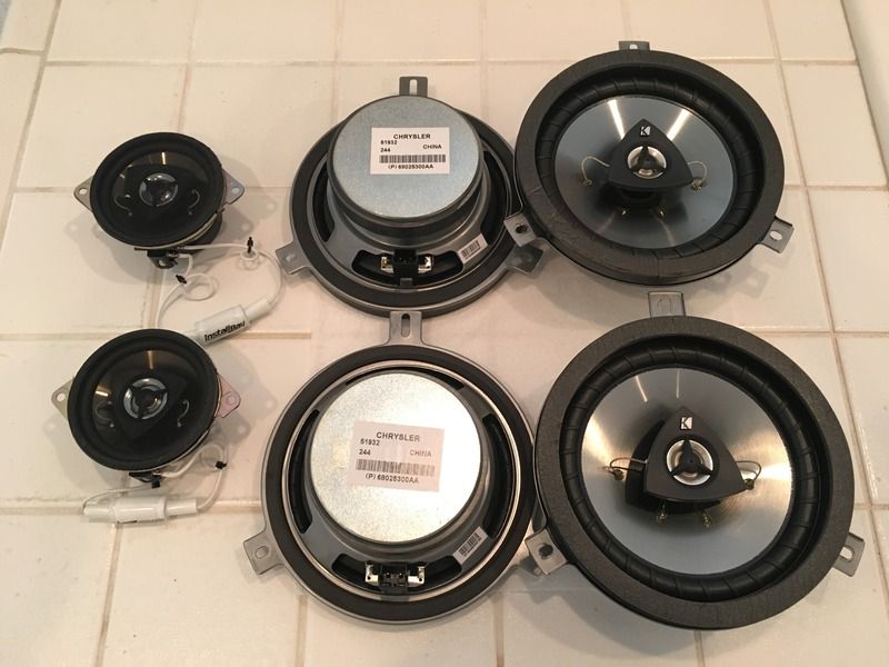 Florida Kicker Speakers, Alpine Amp, Rockford Fosgate Sub Jeep